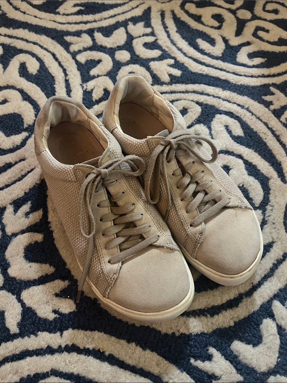 Birkenstock Bend Beige Lace-Up Sneakers 38